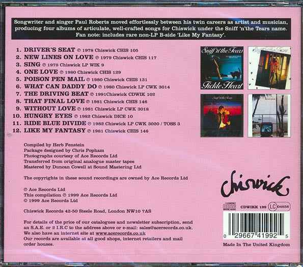 Sniff 'N' The Tears - Driver's Seat: The Best Of Sniff 'N' The Tears (CD)