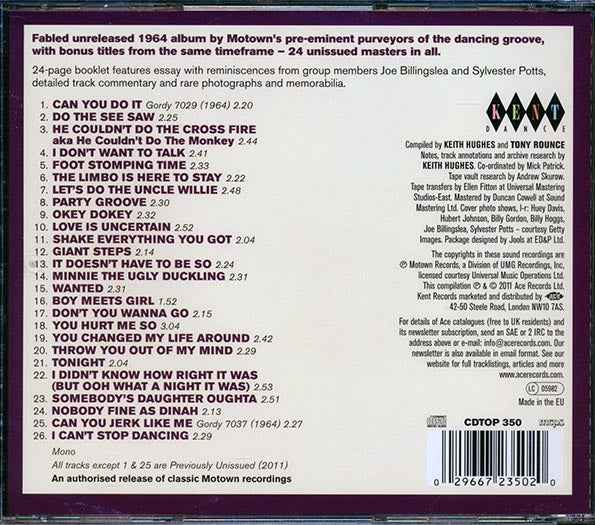 Contours - Dance With The Contours Featuring Unissued Motown Recordings 1963-1964 (CD)
