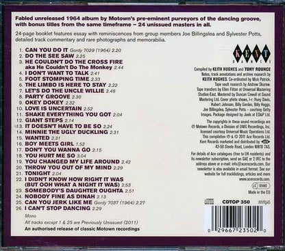 Contours - Dance With The Contours Featuring Unissued Motown Recordings 1963-1964 (CD)