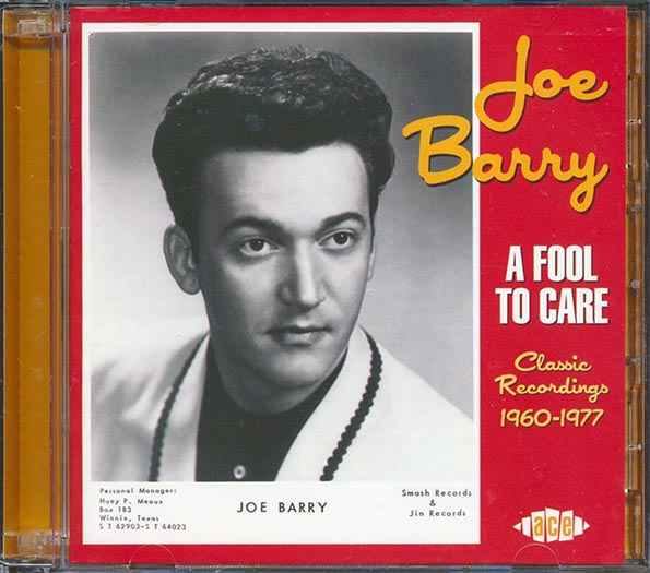 Joe Barry - A Fool To Care: Classic Recordings 1960-1977 (51 tracks) (CD)