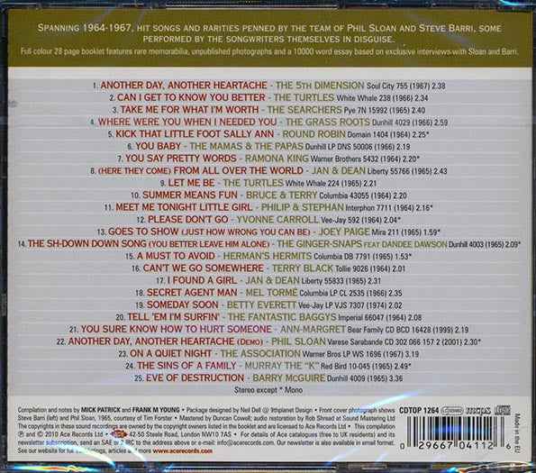Various - You Baby: Words And Music By PF SLoan And Steve Barri (CD)