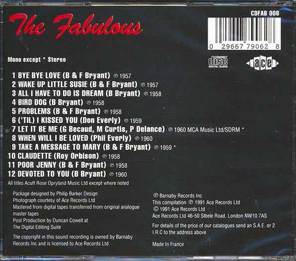 The Everly Brothers - The Fabulous Everly Brothers (CD)