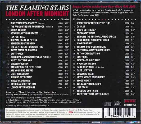 The Flaming Stars - London After Midnight (42 tracks) (CD)