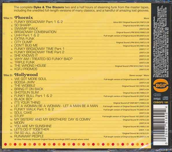 Dyke & The Blazers - We Got More Soul: The Ultimate Broadway Funk (33 tracks) (CD)
