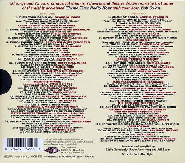 Various - Theme Time Radio Hour With Your Host Bob Dylan (50 tracks) (CD)
