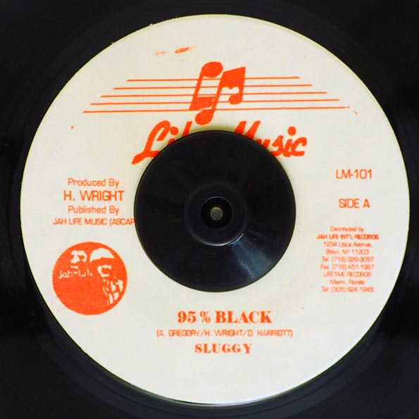 Sluggy - 95 Percent Black  /  Version (7")