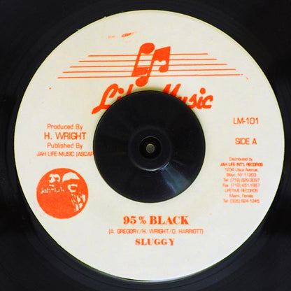Sluggy - 95 Percent Black  /  Version (7")
