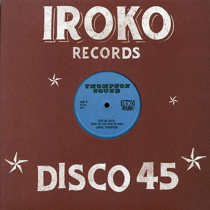 Linval Thompson - Give Me Back; Roots Radics - Version  /  Linval Thompson - Lump Sun; Roots Radics - Version (12")