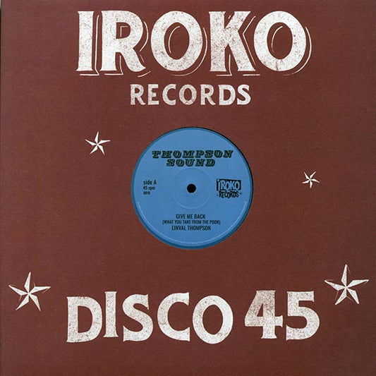 Linval Thompson - Give Me Back; Roots Radics - Version  /  Linval Thompson - Lump Sun; Roots Radics - Version (12")