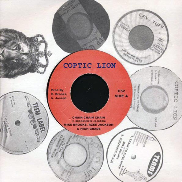 Mike Brooks, R Zee Jackson, High Grade - Chain Chain Chain  /  Chain Dub (7")