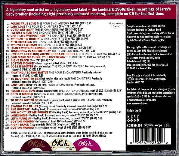 Billy Butler - The Right Tracks: The Complete Okeh Recordings 1963-1966 (CD)