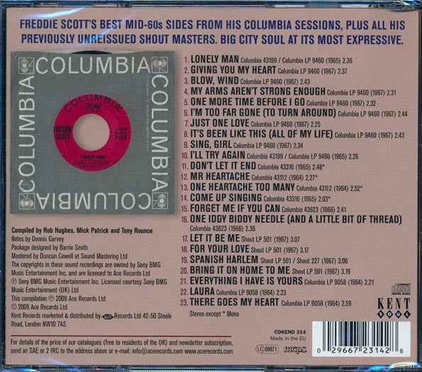 Freddie Scott - Mr. Heartache: The Best Of The Columbia Recordings Plus (CD)
