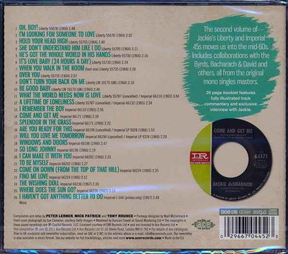 Jackie DeShannon - Come And Get Me: The Complete Liberty And Imperial Singles Volume 2 (CD)