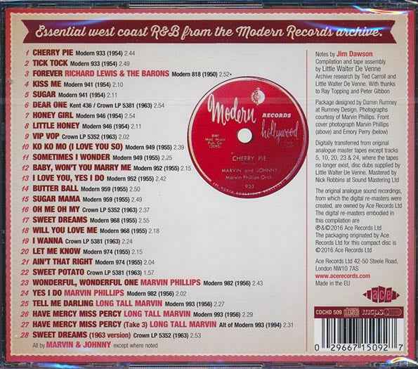 Marvin & Johnny - Cherry Pie: The Original Modern Recordings (CD)