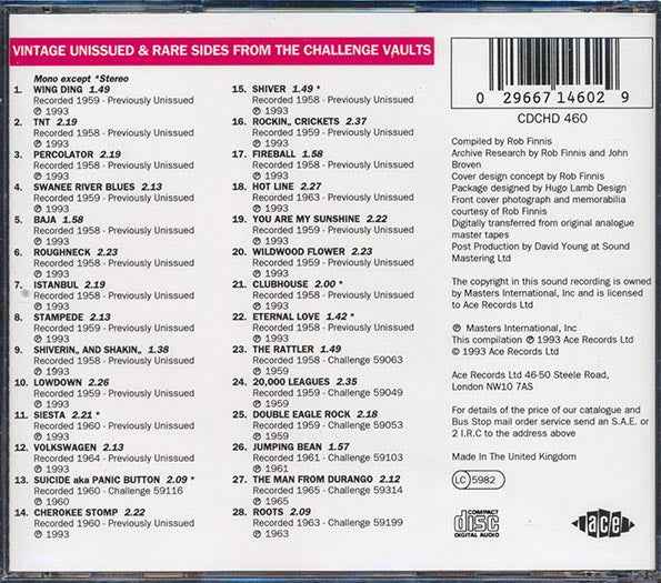 The Champs - Wing Ding: Vintage Unissued & Rare Sides From The Challenge Vaults (CD)