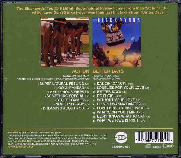 The Blackbyrds - Action + Better Days (CD)