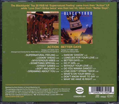 The Blackbyrds - Action + Better Days (CD)