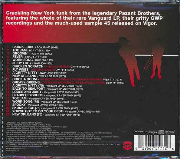 The Pazant Brothers - The Brothers Funk: Rare New York City Funk 1969-1975 (CD)