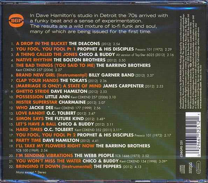 Various - The Detroit Funk Vaults: Funk And Soul From Dace Hamilton 1968-1979 (CD)