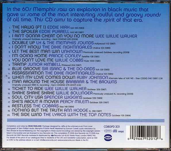 Various - Memphis 60: Soul, R & B And Proto Funk From Soul City USA (CD)