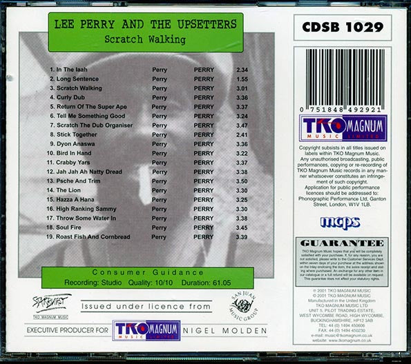 Lee Perry - Scratch Walking (CD)