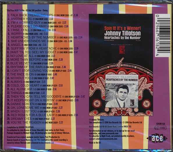 Johnny Tillotson - You're The Reason: The Best Of The MGM Years (CD)