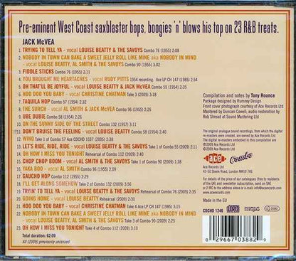 Jack McVea & His Orchestra - Fortissimo: The Combo Recordings (CD)