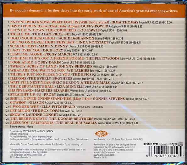 Various - Bless You California: More Early Songs Of Randy Newman (CD)