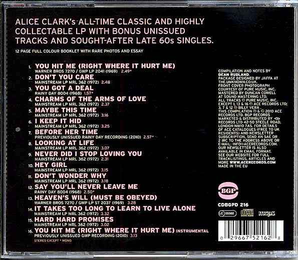 Alice Clark - The Complete Studio Recordings 1968-1972 (CD)