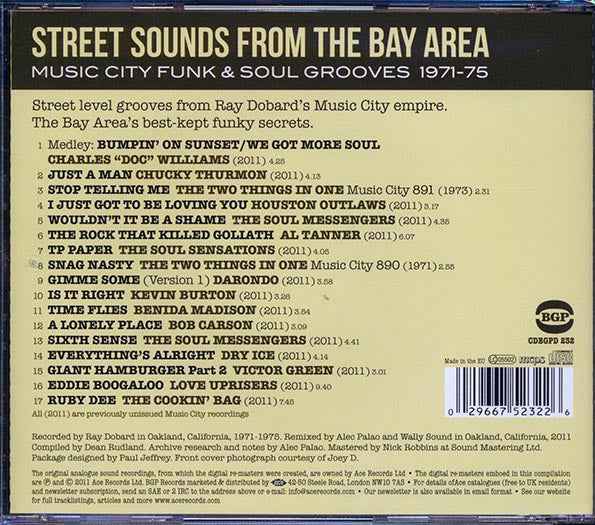Various - Street Sounds From The Bay Area: Music City Funk & Soul Grooves 1971-1975 (CD)
