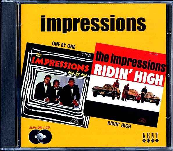 The Impressions - One By One + Ridin' High (CD)