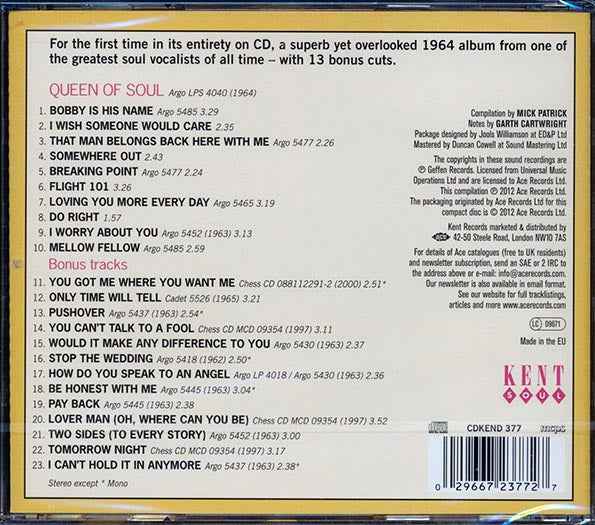Etta James - Queen Of Soul With Bonus Tracks (CD)