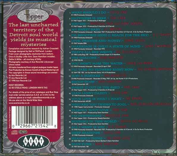 Various - Dave Hamilton's Detroit Dancers: The Soul Providers (CD)