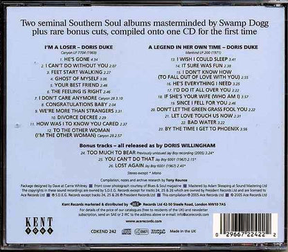 Doris Duke - I'm A Loser: The Swamp Dogg Sessions And More (CD)