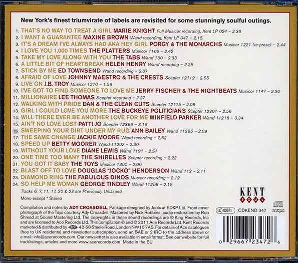 Various - Manhattan Soul: Scepter, Wand & Musicor (CD)