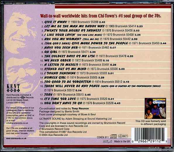The Chi-lites - The Best Of The Chi-lites: The Original Brunswick Recordings 1969-1975 (CD)