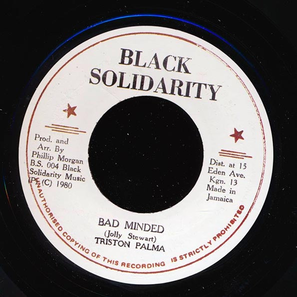 Triston Palmer - Bad Minded  /  Soul Syndicate - Version (7")