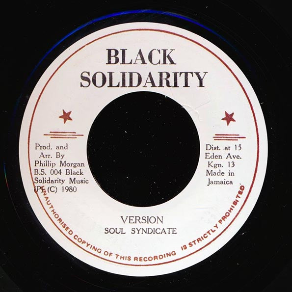 Triston Palmer - Bad Minded  /  Soul Syndicate - Version (7")