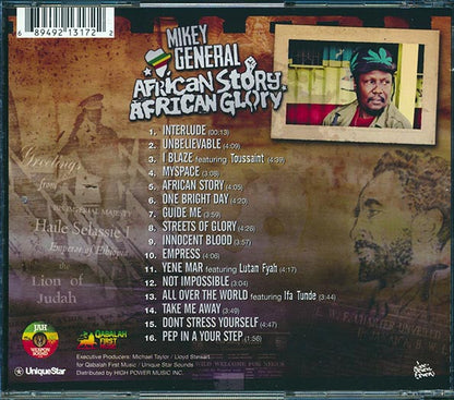 Mikey General - African Story African Glory (CD)