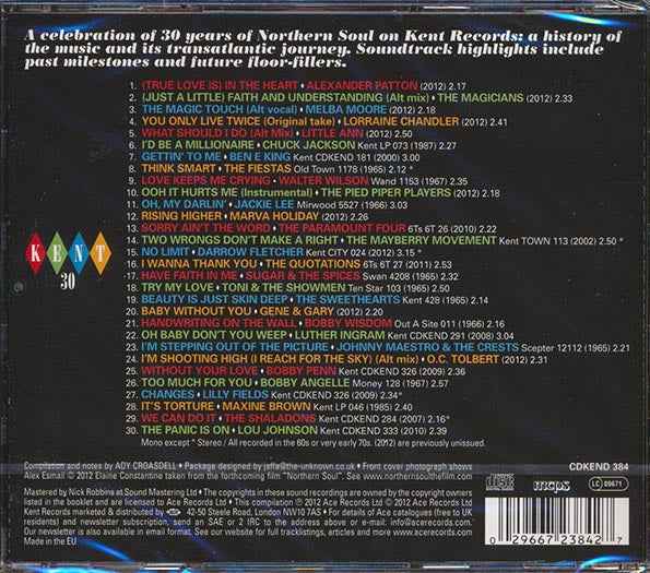 Various - Kent 30: Best Of Kent Northern 1982-2012 (CD)