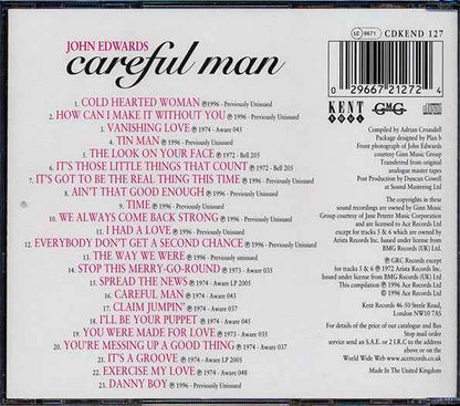 John Edwards - Careful Man (CD)
