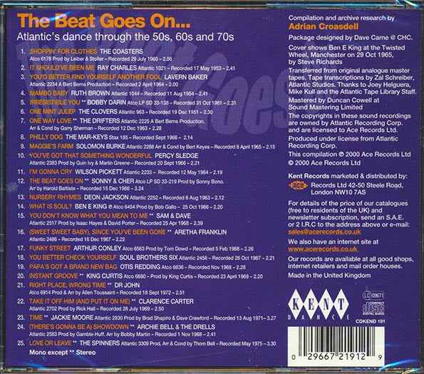 Various - The Beat Goes On: Atlantic's Dance Through The 50s, 60s And 70s (CD)