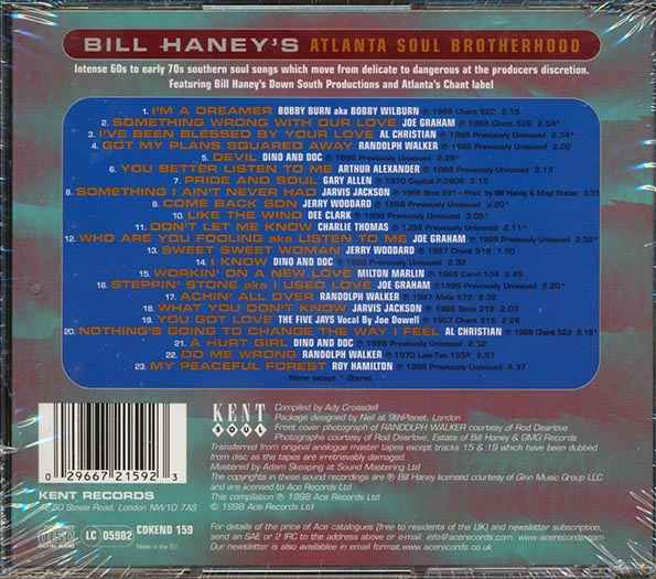 Various - Bill Haney's Atlanta Soul Brotherhood (CD)