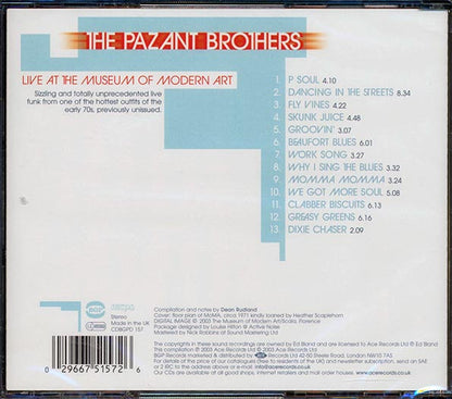 The Pazant Brothers - Live At The Museum Of Modern Art (CD)