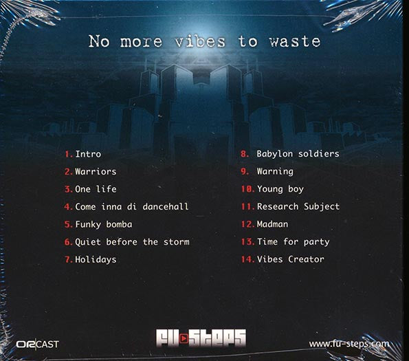Fu Steps - No More Vibes To Waste (CD)