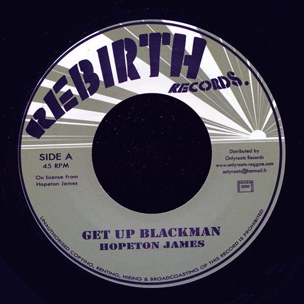 Hopeton James - Get Up Blackman  /  Version (7")
