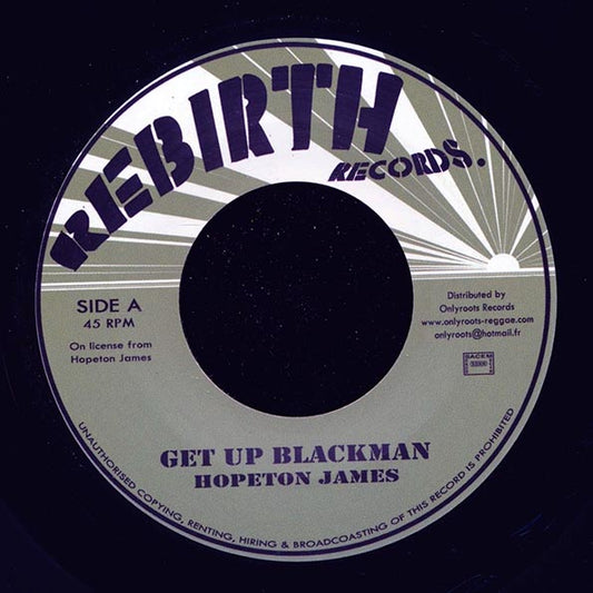 Hopeton James - Get Up Blackman  /  Version (7")