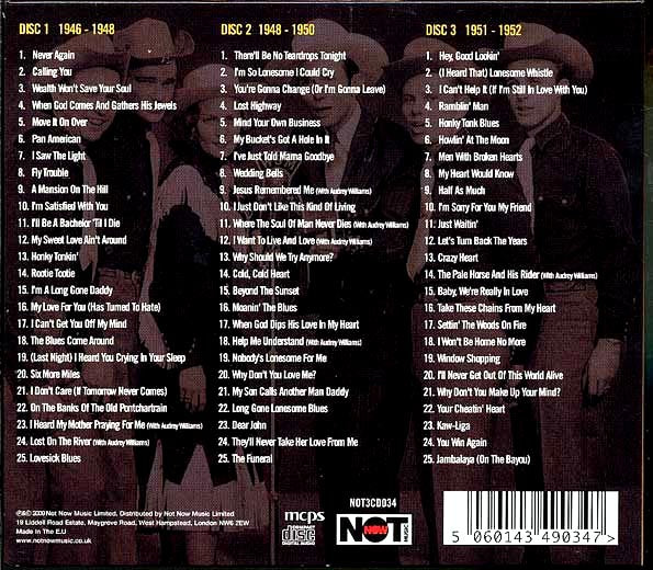 Hank Williams - The Anthology (75 tracks) (3xCD) (CD)