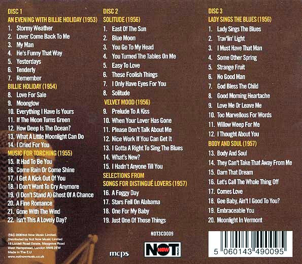 Billie Holiday - The Ultimate Collection (61 tracks) (3xCD) (CD)