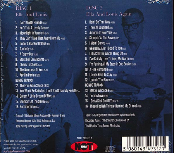 Ella Fitzgerald, Louis Armstrong - Ella & Louis Together (32 tracks) (CD)